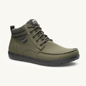 Botas Lems Boulder Boot Mid Vegan Hombre Verde | QGMJUXS