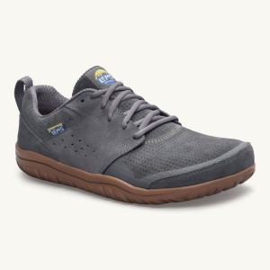 Zapatillas Lems Primal Zen Suede Hombre Gris Oscuro | JEFOLZP