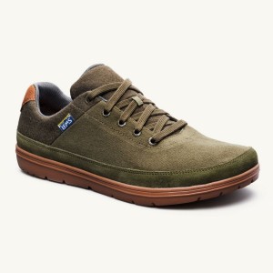 Zapatos Lems Chillum Hombre Verde Oliva | YKGVHSQ