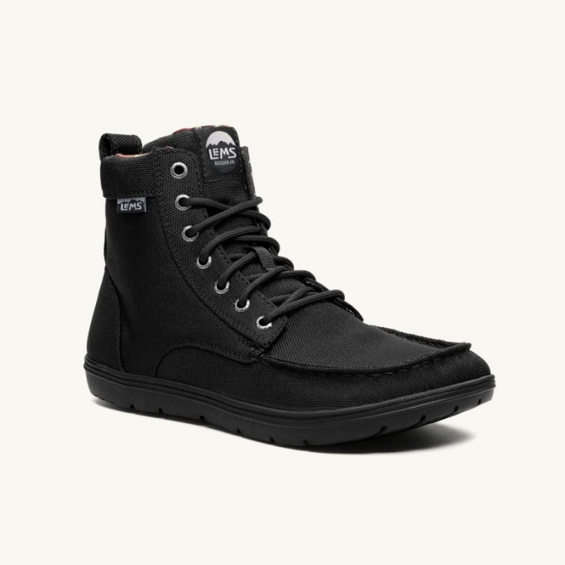 Botas Lems Boulder Boot Nylon Hombre Negras | TNOWHCI