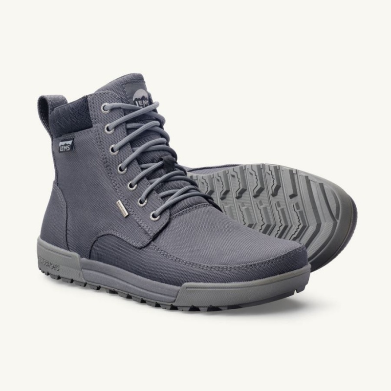 Botas Lems Boulder Summit Waterproof Hombre Gris | XYUKBWS