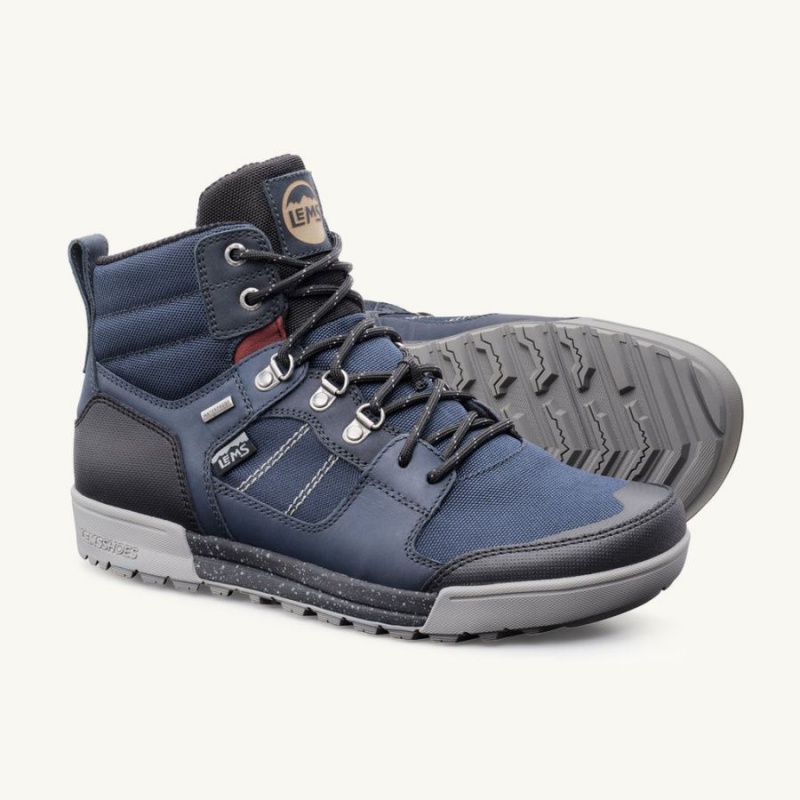 Botas Lems Outlander Waterproof Boot Hombre Azul Marino | IYQJOXT