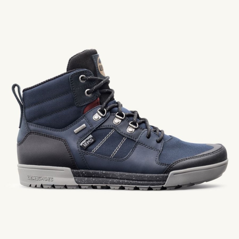 Botas Lems Outlander Waterproof Boot Hombre Azul Marino | IYQJOXT