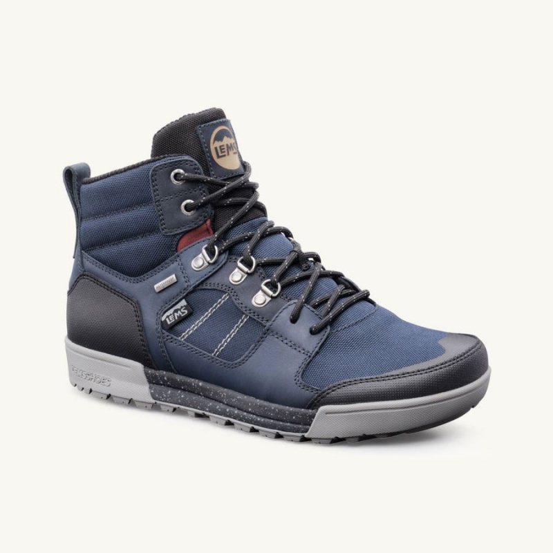 Botas Lems Outlander Waterproof Boot Hombre Azul Marino | IYQJOXT