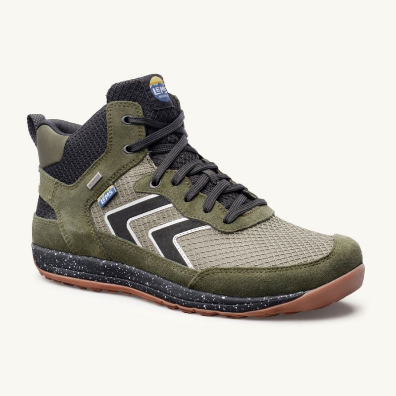 Botas Lems Primal Pursuit Mid Waterproof Mujer Verde Oliva | YXKWQTE