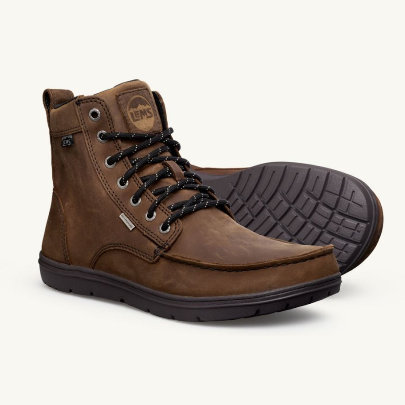 Botas Lems Waterproof Boulder Boot Hombre Marrones | JYERVKL