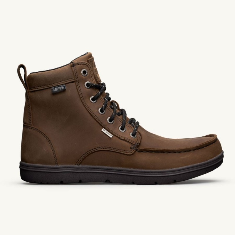 Botas Lems Waterproof Boulder Boot Hombre Marrones | JYERVKL