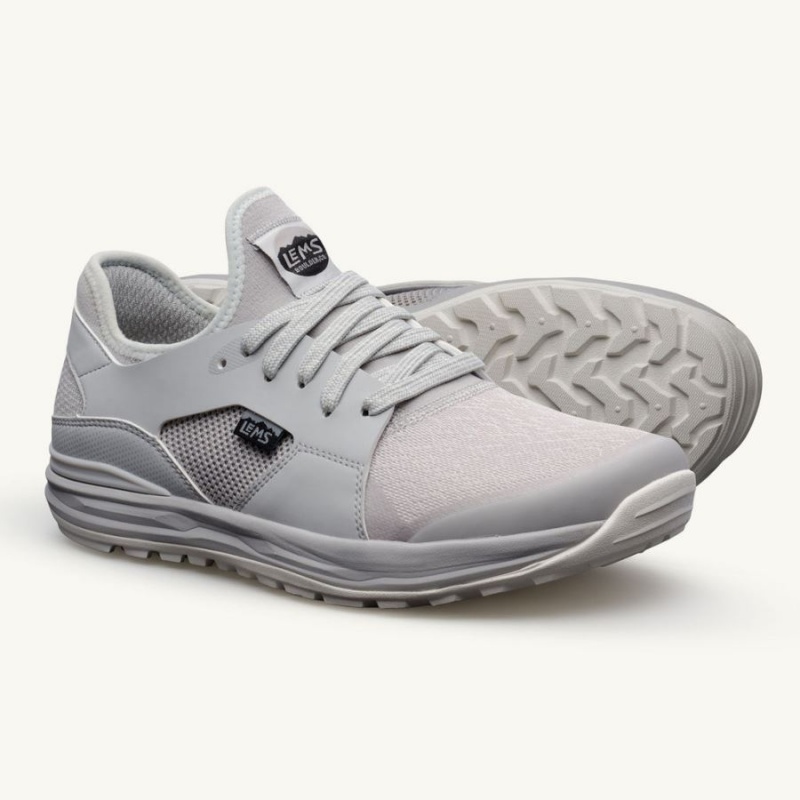 Zapatillas Lems Mesa Hombre Gris Claro | QLWPFID