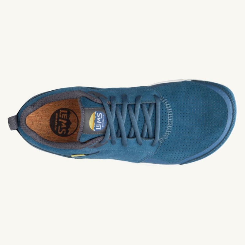 Zapatillas Lems Primal Zen Suede Hombre Azules | ZHUVIST