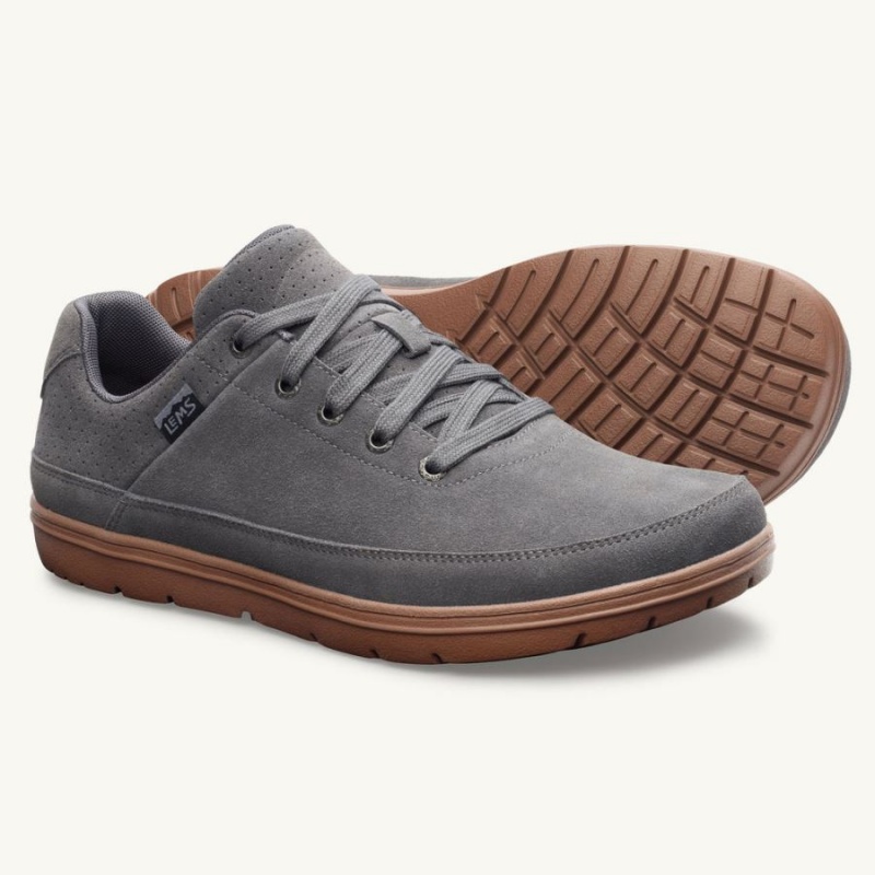 Zapatos Lems Chillum Suede Hombre Gris | YUNBQWV