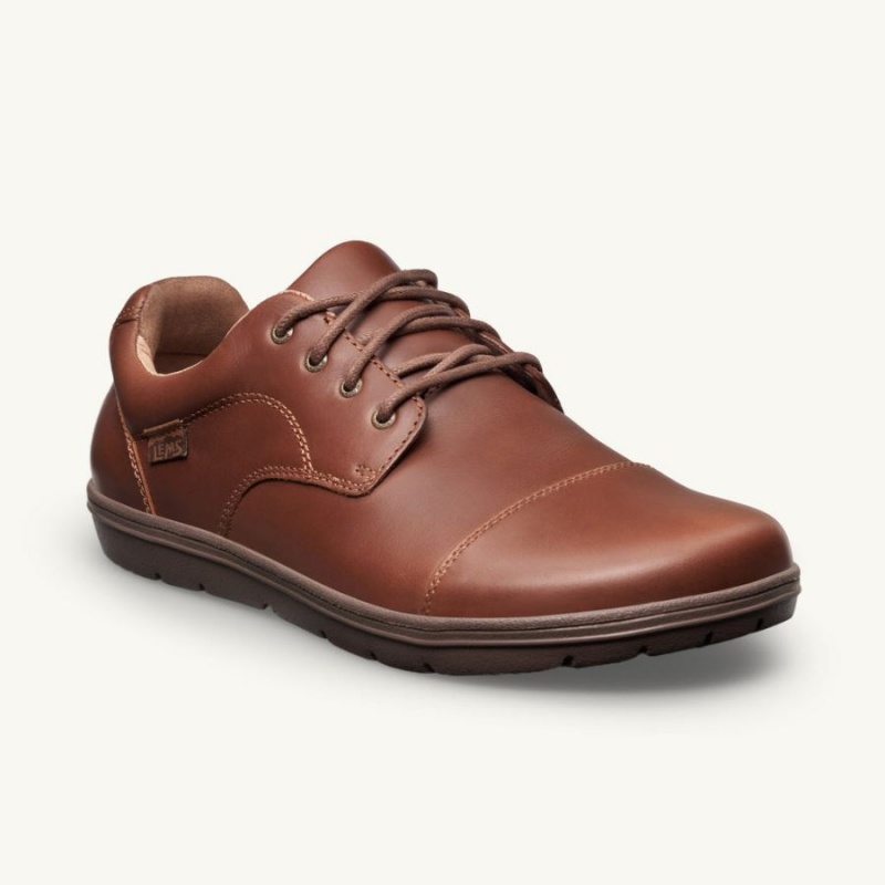 Zapatos Lems Nine2Five Hombre Marrones | XPEGSTJ